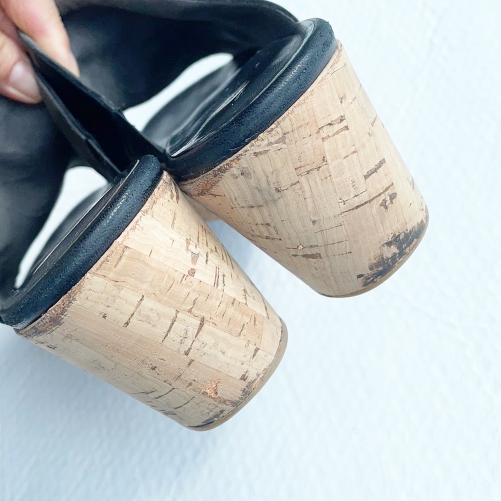 Stuart Weitzman Wedge Slide Sandal Cork Wedge - image 7